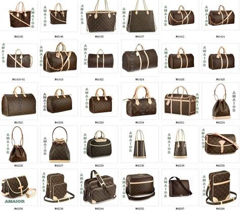 louis vuitton types of bags